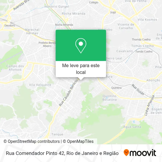 Rua Comendador Pinto 42 mapa