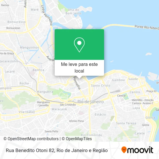 Rua Benedito Otoni 82 mapa