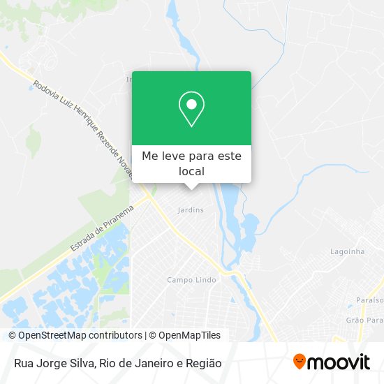 Rua Jorge Silva mapa