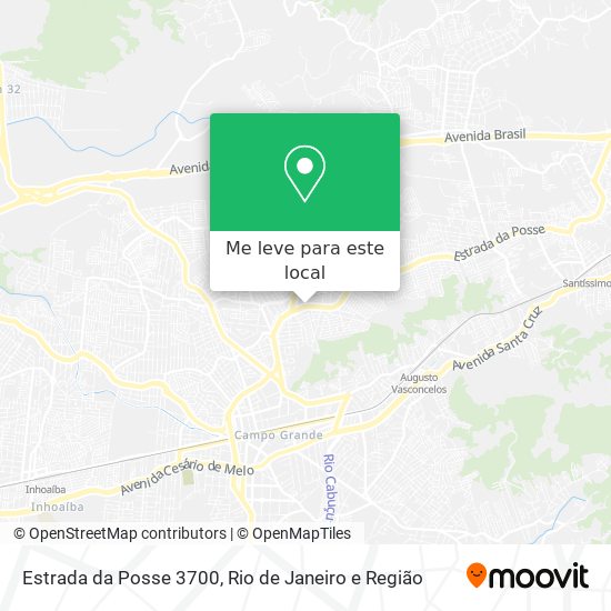 Estrada da Posse 3700 mapa