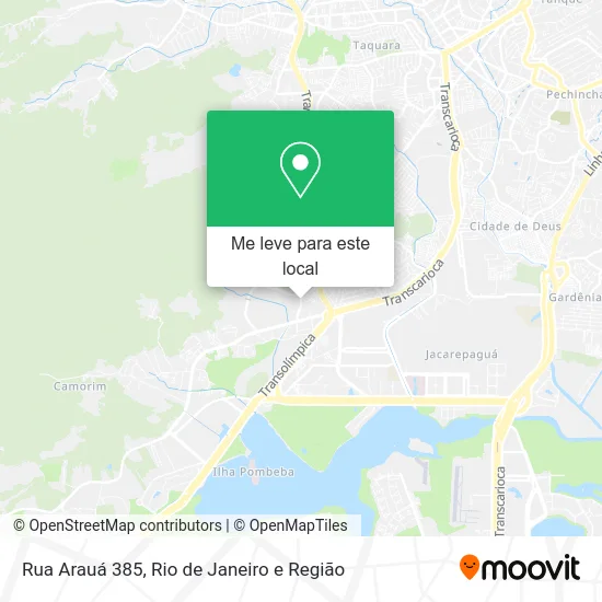 Rua Arauá 385 mapa