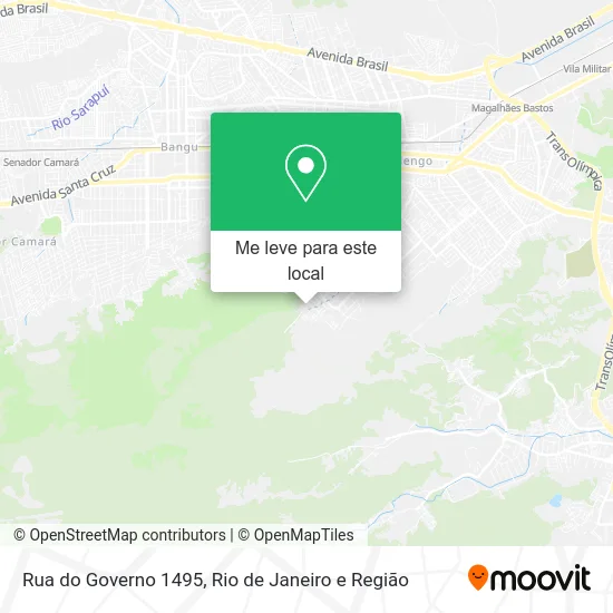 Rua do Governo 1495 mapa