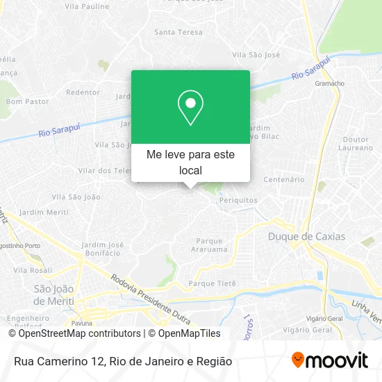 Rua Camerino 12 mapa