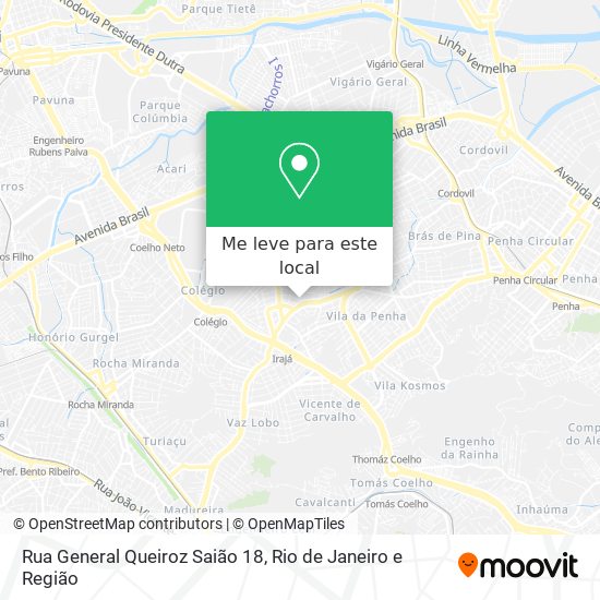 Rua General Queiroz Saião 18 mapa