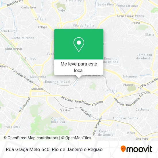 Rua Graça Melo 640 mapa