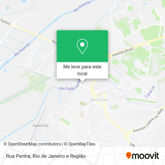 Rua Penha mapa