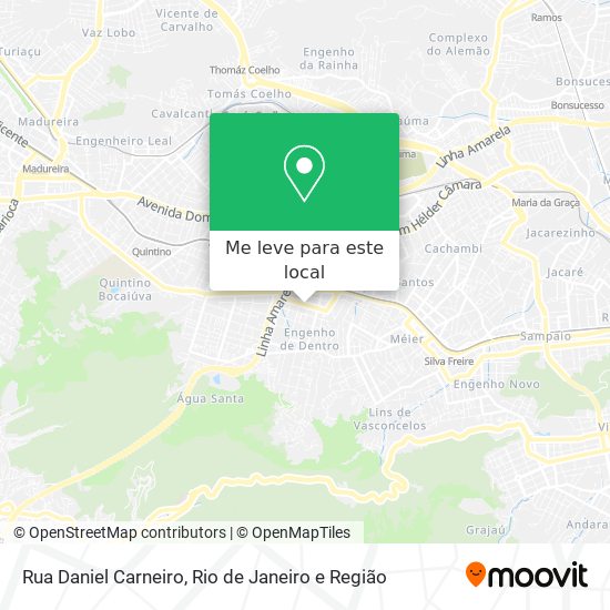 Rua Daniel Carneiro mapa