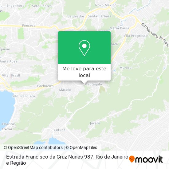 Estrada Francisco da Cruz Nunes 987 mapa