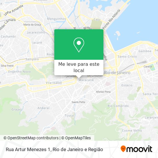 Rua Artur Menezes 1 mapa