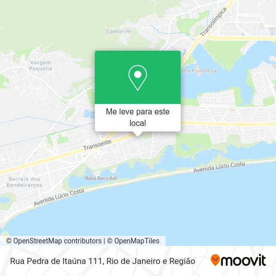 Rua Pedra de Itaúna 111 mapa