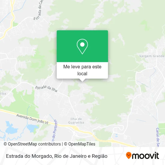 Estrada do Morgado mapa