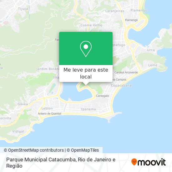 Parque Municipal Catacumba mapa