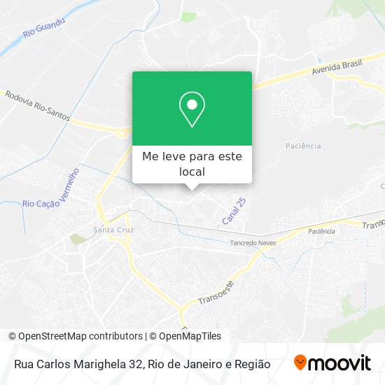 Rua Carlos Marighela 32 mapa