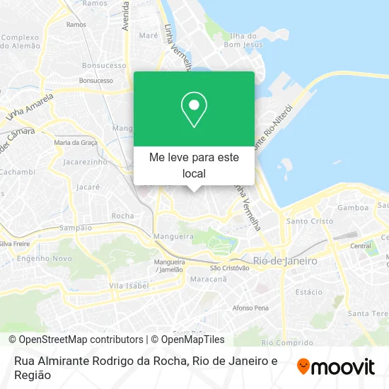 Rua Almirante Rodrigo da Rocha mapa