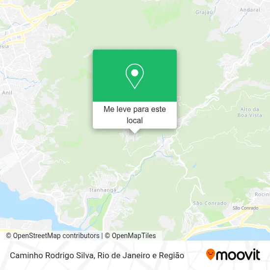 Caminho Rodrigo Silva mapa