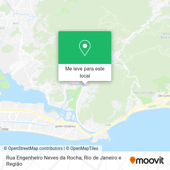 Rua Engenheiro Neves da Rocha mapa