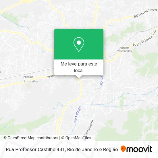 Rua Professor Castilho 431 mapa