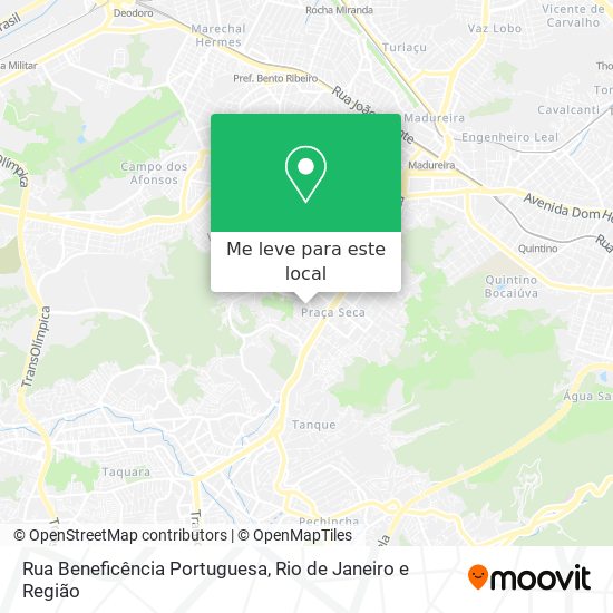 Rua Beneficência Portuguesa mapa