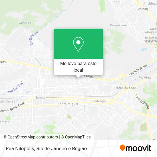 Rua Nilópolis mapa