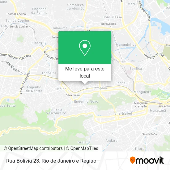 Rua Bolívia 23 mapa