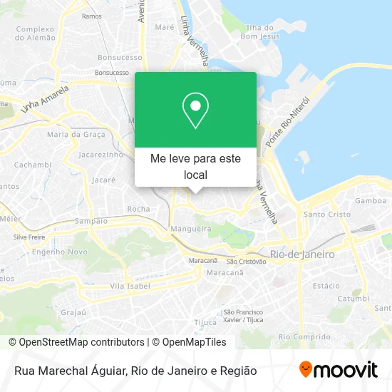 Rua Marechal Águiar mapa
