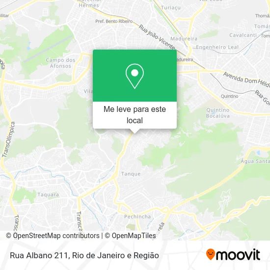 Rua Albano 211 mapa
