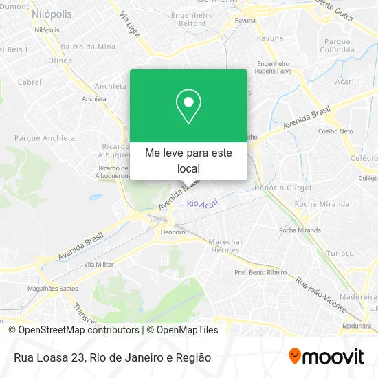 Rua Loasa 23 mapa