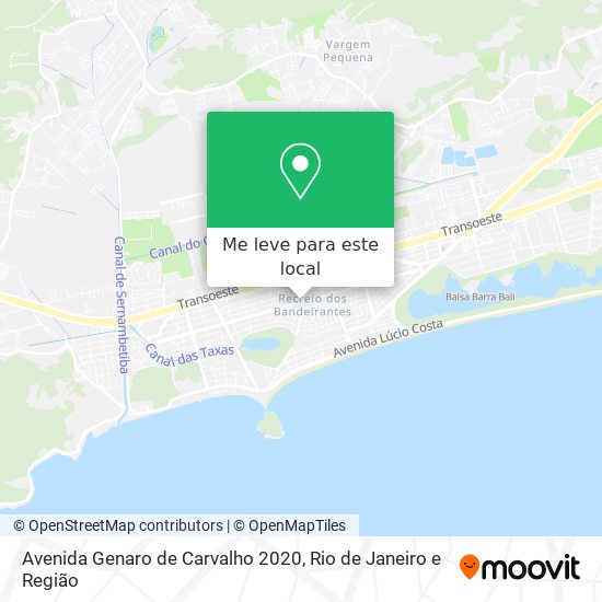 Avenida Genaro de Carvalho 2020 mapa