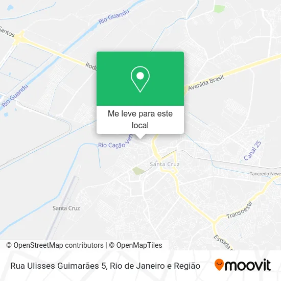 Rua Ulisses Guimarães 5 mapa