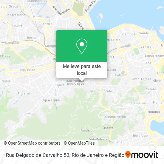 Rua Delgado de Carvalho 53 mapa