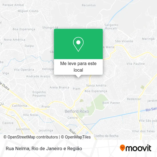 Rua Nelma mapa