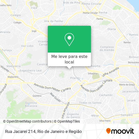 Rua Jacareí 214 mapa