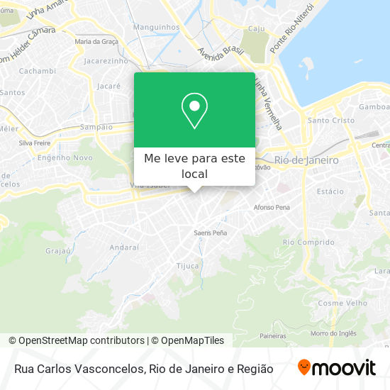 Rua Carlos Vasconcelos mapa