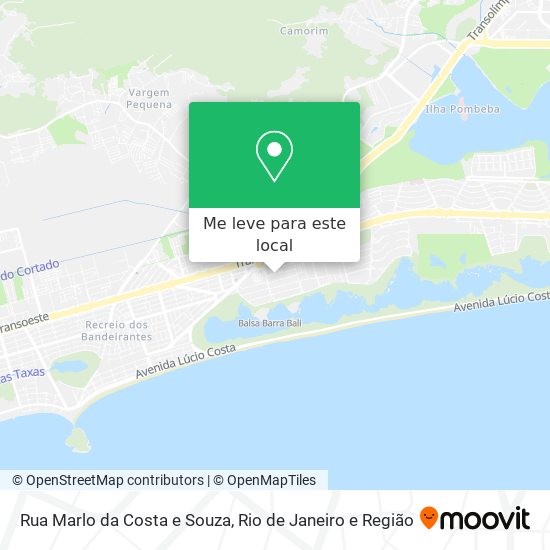 Rua Marlo da Costa e Souza mapa