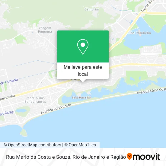 Rua Marlo da Costa e Souza mapa