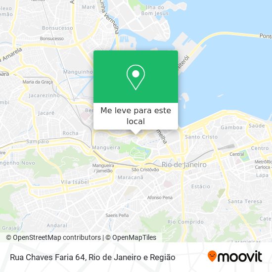 Rua Chaves Faria 64 mapa