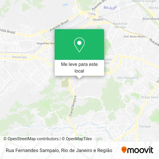 Rua Fernandes Sampaio mapa