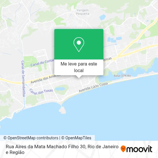 Rua Aires da Mata Machado Filho 30 mapa