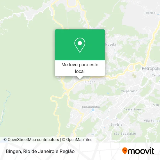 Bingen mapa