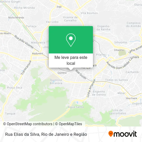 Rua Elias da Silva mapa