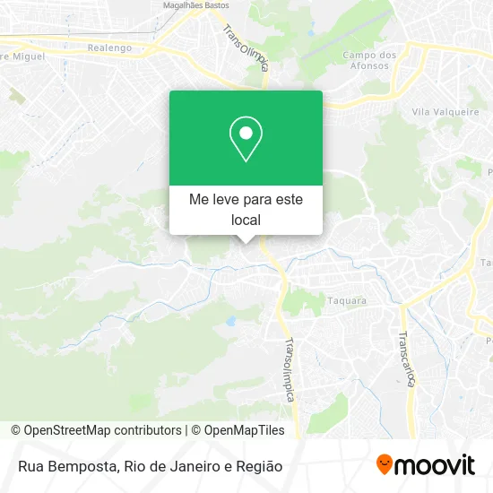Rua Bemposta mapa