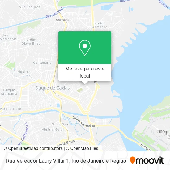 Rua Vereador Laury Villar 1 mapa