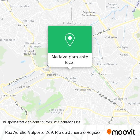Rua Aurélio Valporto 269 mapa
