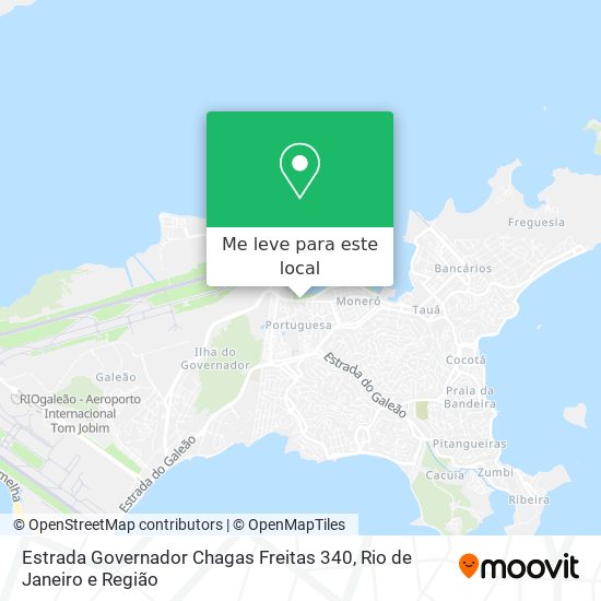 Estrada Governador Chagas Freitas 340 mapa