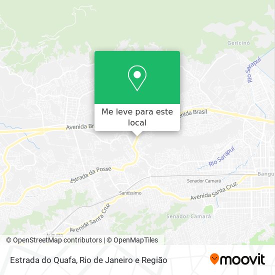 Estrada do Quafa mapa