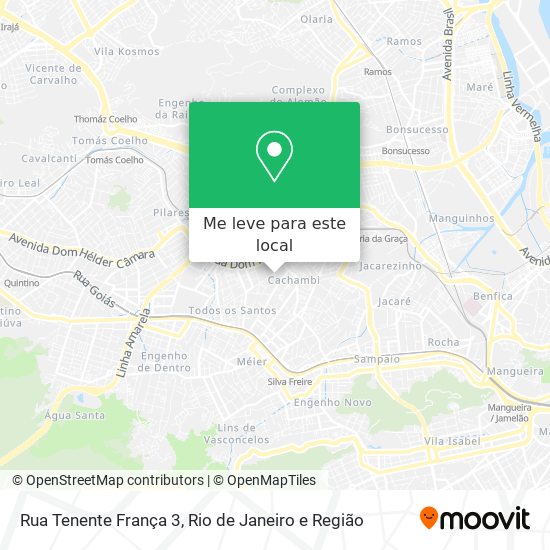 Rua Tenente França 3 mapa