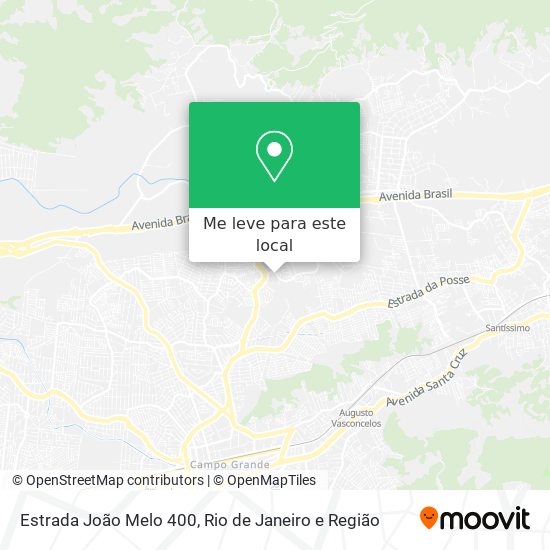 Estrada João Melo 400 mapa