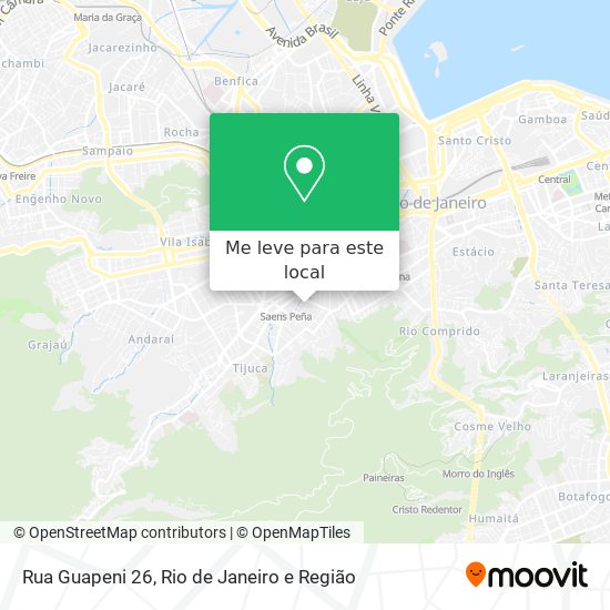 Rua Guapeni 26 mapa