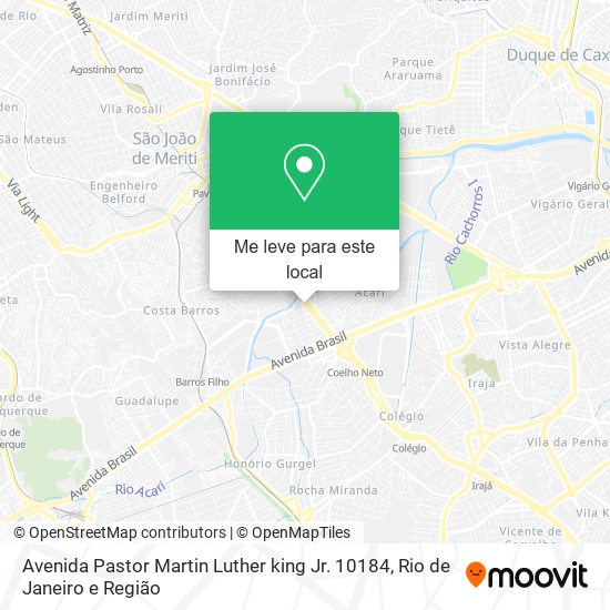 Avenida Pastor Martin Luther king Jr. 10184 mapa