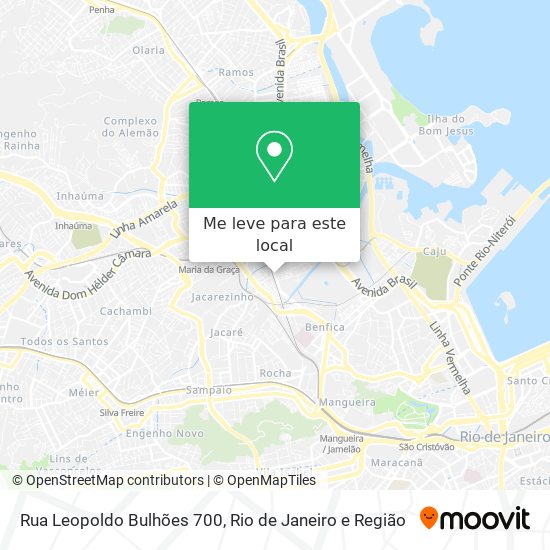 Rua Leopoldo Bulhões 700 mapa